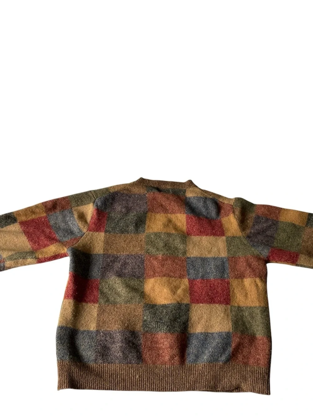 Vintage JOS. A. Bank patchwork sweater 🤎🍂